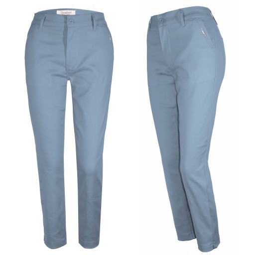 ELEGANCKIE SPODNIE CYGARETKI Push-up ZWĘŻANE 42