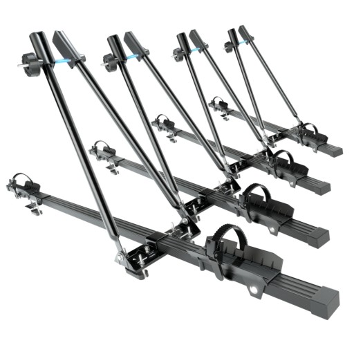 4x BAGAŻNIK DACHOWY NA ROWER - UCHWYT ROWEROWY STALOWY NA DACH - AMOS