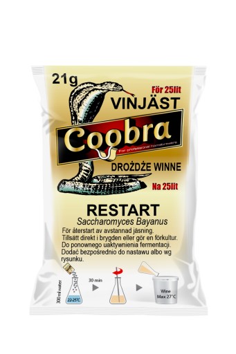 DROŻDŻE AKTYWNE COOBRA RESTART 21G