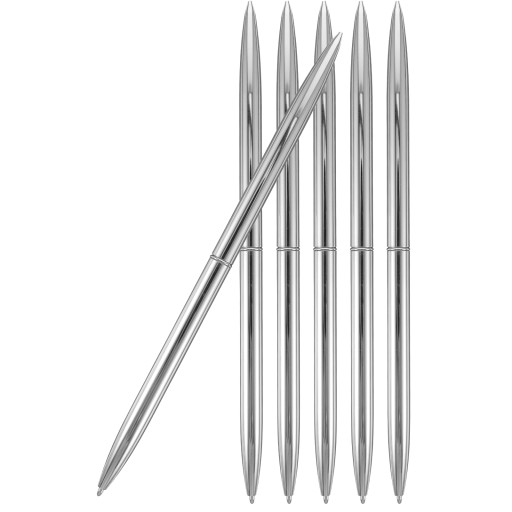 Długopisy żelowe zbiorcze, czarny atrament, metal