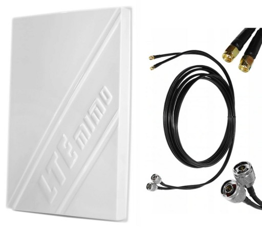 Antena MIMO DUAL LTE 2x 14dBi MODEM Huawei B593