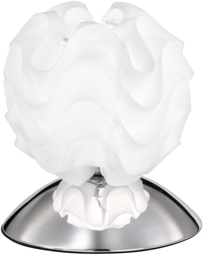 LAMPA NOCNA STOŁOWA KWIAT BIAŁA 5W G9