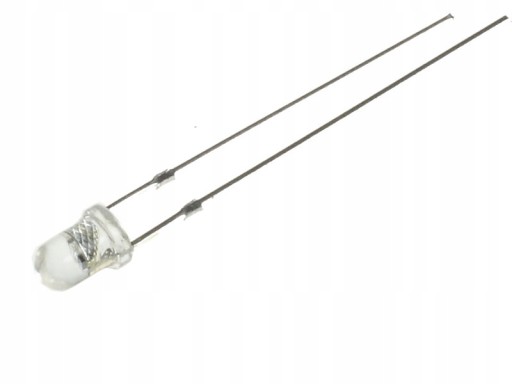 LED 3mm pomarańczowy 1000mcd x10szt