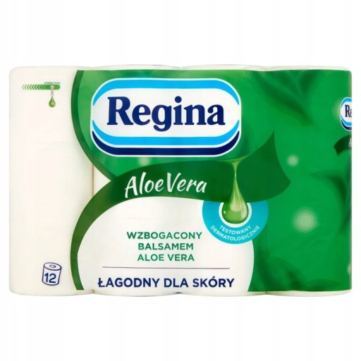 REGINA PAPIER TOALETOWY ALOE VERA 12 rolek
