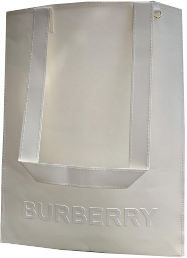 BURBERRY TORBA TOTE BAG BIAŁA NOWA