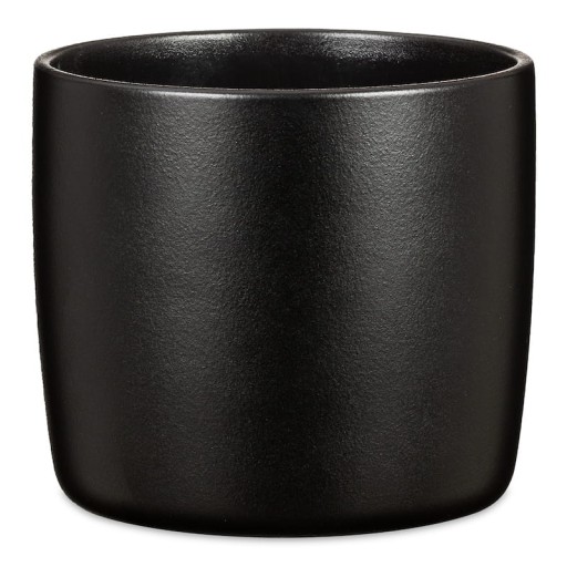 Ceramiczna osłonka na doniczkę Scheurich czarna 15