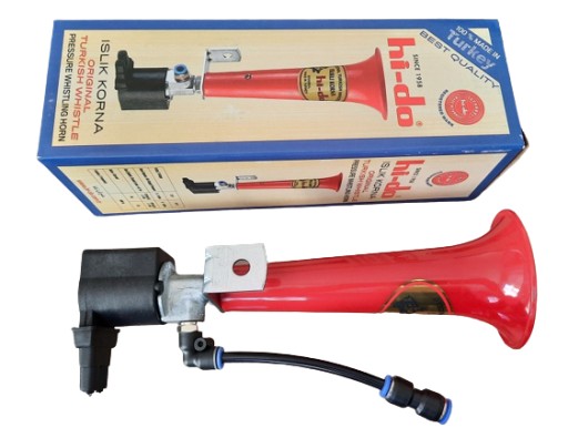 Turecki Gwizdek hi-do SYGNAŁ PNEUMATYCZNY 24V+red ukcja 6/8 tecalan