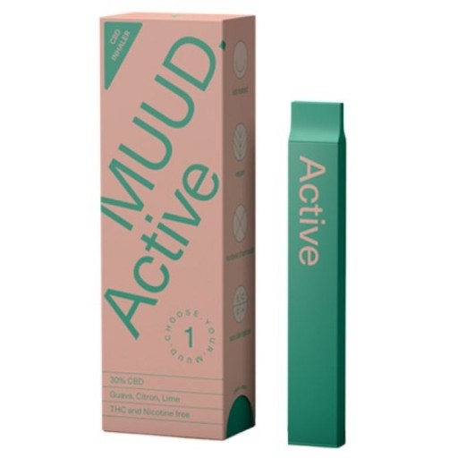 Inhalator konopny MUUD. Active 30% CBD witaminy