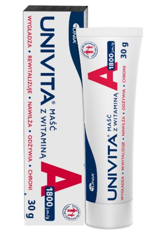 UNIVITA Rewitaliuzjąca maść z witaminą A 1800j.m./g 30g