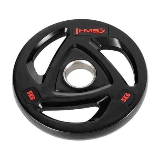 obciążnik talerz OBCIĄŻENIE gumowane 5kg Z OTWORAMI do przenoszenia FI 51mm