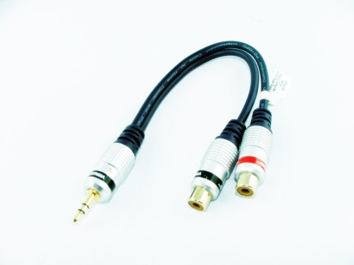 ADAPTER JACK WTYK 3,5mm 2X GNIAZDO RCA DIGITAL