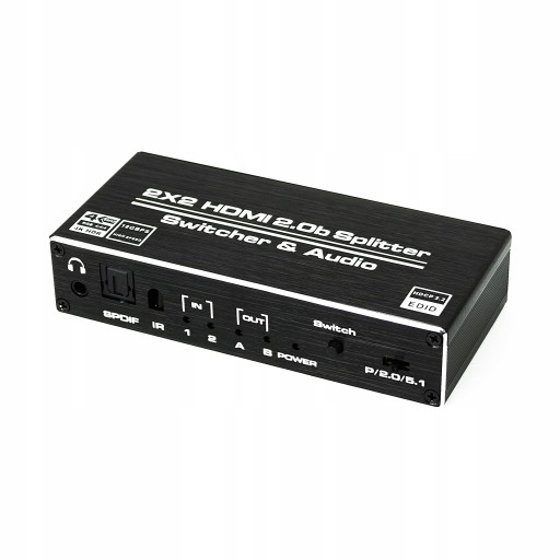 MATRIX HDMI 2.0 2x2 SWITCH SPLITER DOLBY ATMOS 7.1