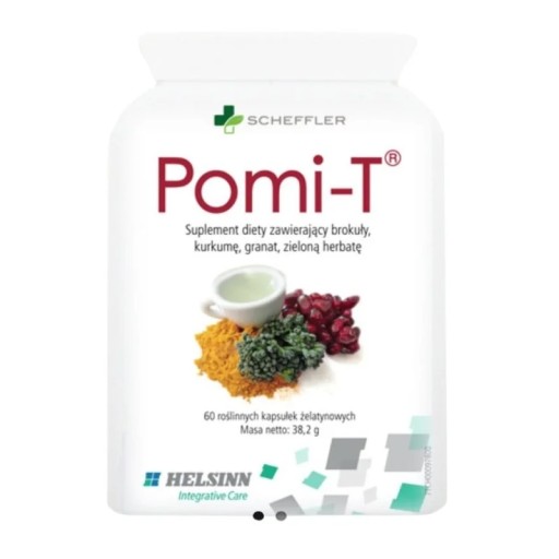 Polifenole Scheffler Pomi-T Brokuły Kurkuma Granat 60 kapsułek