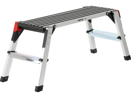 PODEST ROBOCZY DRABINKA ALUMINIOWY SKŁADANY YATO DO 150KG 50CM