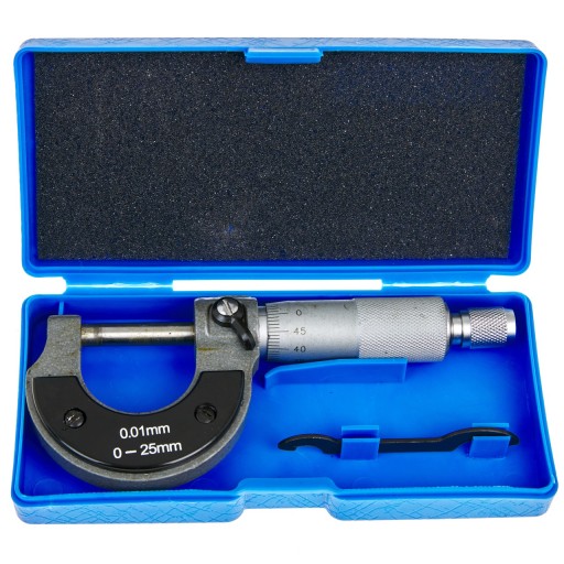 MIKROMETR NONIUSZOWY ZEWNĘTRZNY 0.01MM 0-25 MM