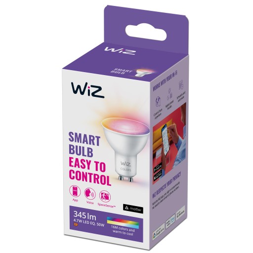 WIZ ŻARÓWKA TUNABLE WHITE AND COLOR LED SPOT, GU10
