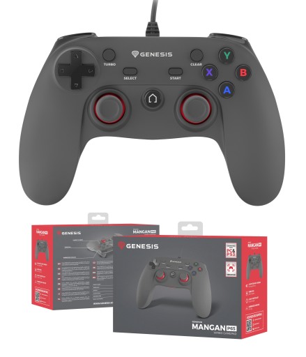 Gamepad GENESIS MANGAN P65 Kontroler PC/PS3