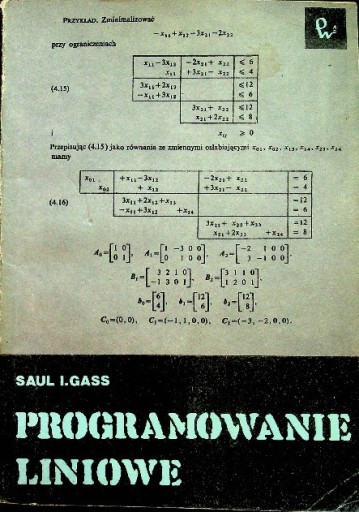 Programowanie liniowe