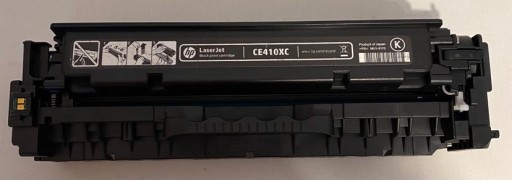 HP TONER CE410XC CE410X BLACK ORYGINAŁ PUSTY