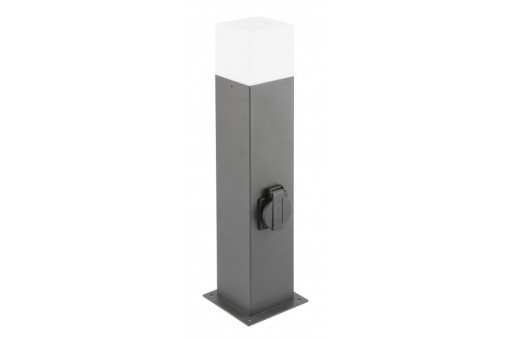 Oprawa ogrodowa LARGO-P 50 E27 MAX 15W IP44 słupek grafit OS-LARGP40G-30
