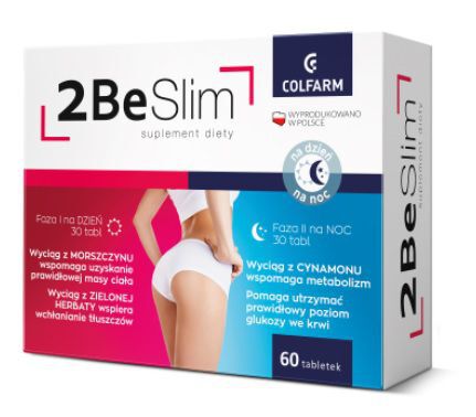 Colfarm 2Be Slim dzień noc 60 tabletek