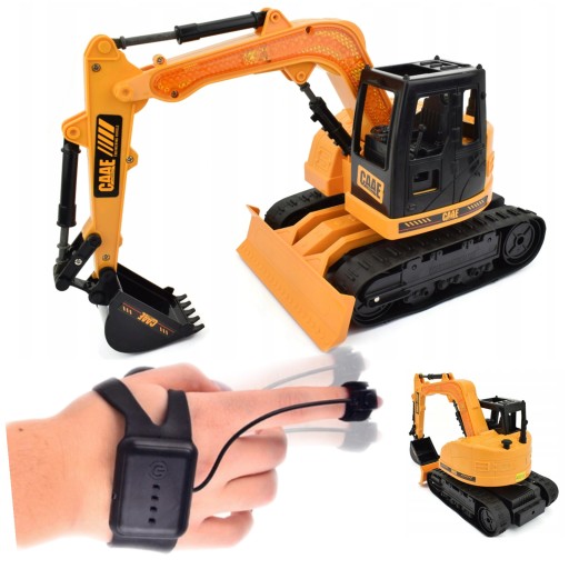 Koparka zdalnie sterowana RC na pilota Traktor