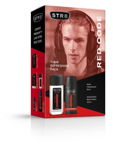 STR8 ZESTAW NS85+DEO150 Red Code