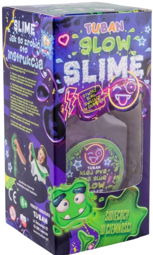 SUPER SLIME ŚWIECĄCY Zestaw Robienia Glutów TUBAN