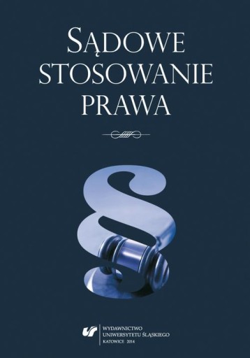 SĄDOWE STOSOWANIE PRAWA EBOOK