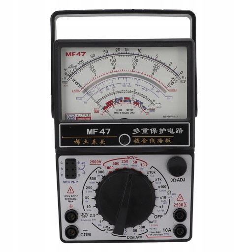 MF47 ELEKTRONIKI CYFROWY MIERNIK MULTIMETR