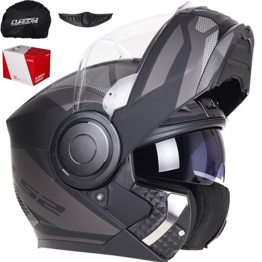 KASK MOTOCYKLOWY SZCZĘKOWY LS2 FF902 SCOPE axis