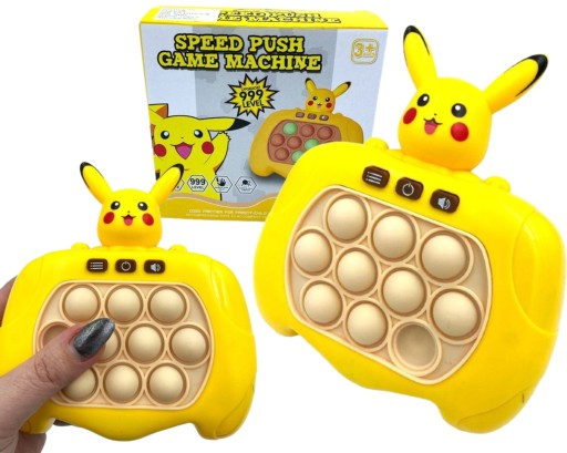GRA POP IT PIKACHU ZRĘCZNOŚCIOWA INTERAKTYWNA