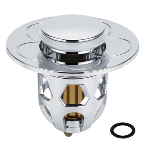 Sitko do zlewozmywaka metalowe 60 mm srebrne