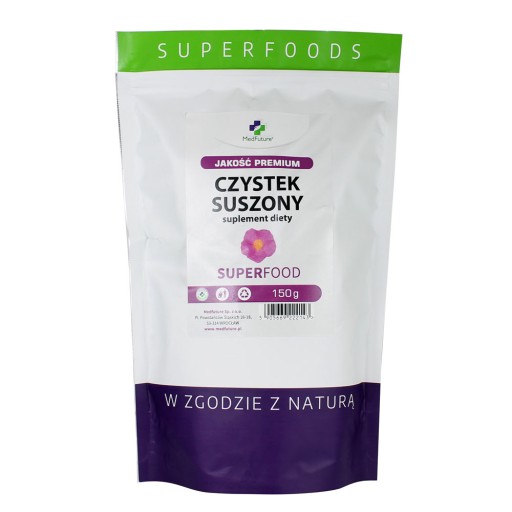 CZYSTEK SUSZONY 100% naturalny cięty 150 g