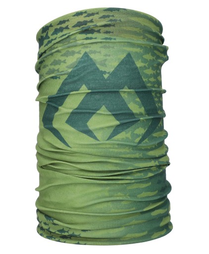 KOMIN CHUSTA BANDANA MIKADO NECK WARMER ZIELONY