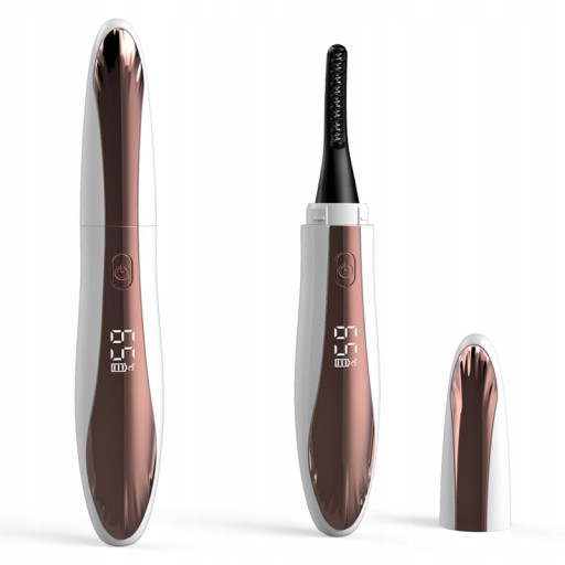 Intelligent temperature controlled eyelash curler