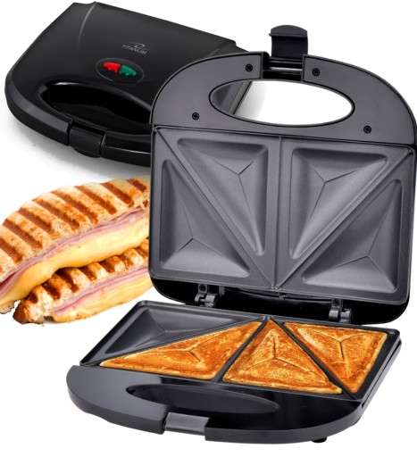 MOCNY TOSTER OPIEKACZ DO KANAPEK TOSTÓW SANDWICH