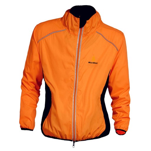Kurtka rowerowa Wiatrówka rowerowa XXXL Pomarańczowa