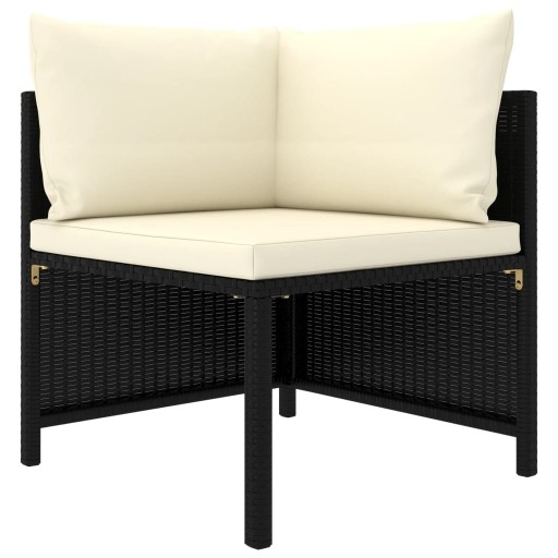 Narożna sofa modułowa z poduszką, polirattan, cza
