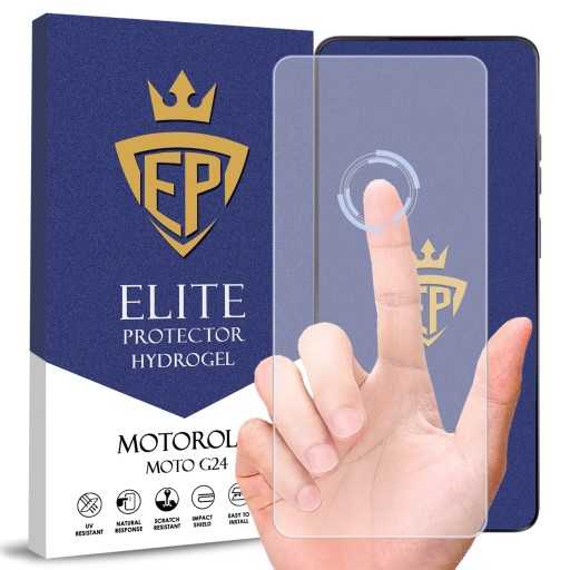 NAJLEPSZE SZKŁO 5D DO MOTOROLA MOTO G24 NIETŁUKĄCE ELASTYCZNE
