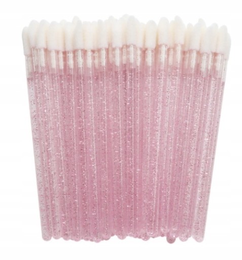 Aplikatory Welurowe Do Pomadek Ust 50 Sztuk