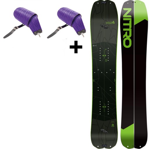 Splitboard NITRO Doppleganger + foki 164
