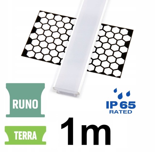 KLOSZ DO PROFILU LED TERRA RUNO WODOODPORNY IP 1M