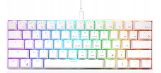 RK61 KLAWIATURA MECHANICZNA 60% RED SWITCH RGB