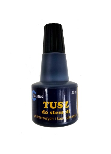 Tusz do pieczątek/stempli 30 ml czarny