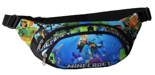SASZETKI SASZETKA NERKA MINECRAFT BIODROWA DLA NASTOLATKÓW