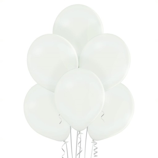 Balony Belbal 12 cali 002 White/białe pastel 100 szt.