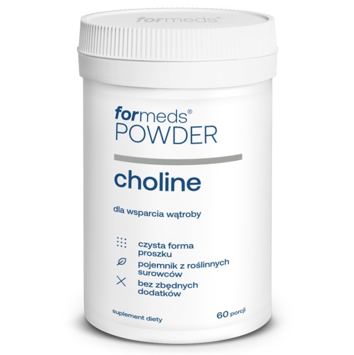 FORMEDS POWDER CHOLINA w proszku WĄTROBA F-choline WĄTROBA 60 porcji