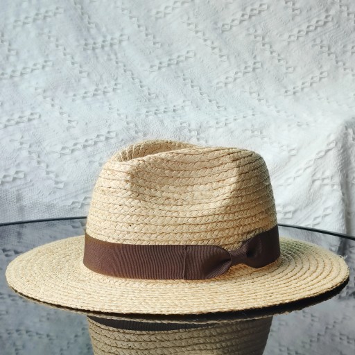 Vintage straw hats men's and women's top hats summer shade versatile sunscr