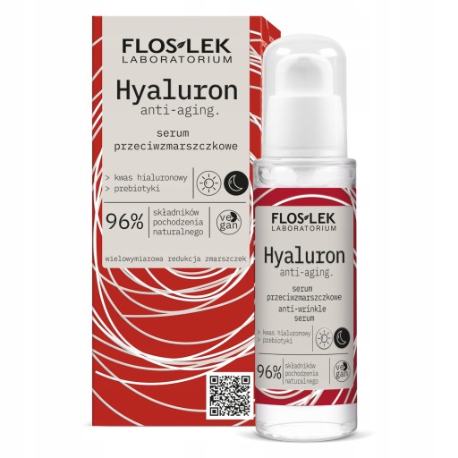 FlosLek HYALURON anti-aging serum przeciwzmarszczkowe 30ml